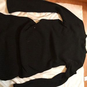 Long black sleeve dress